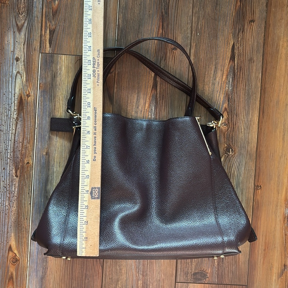 Coach EDIE Shoulder Bag 31 Deep Aubergine with gold hardware Perfect
Condition - Picture 11 of 11